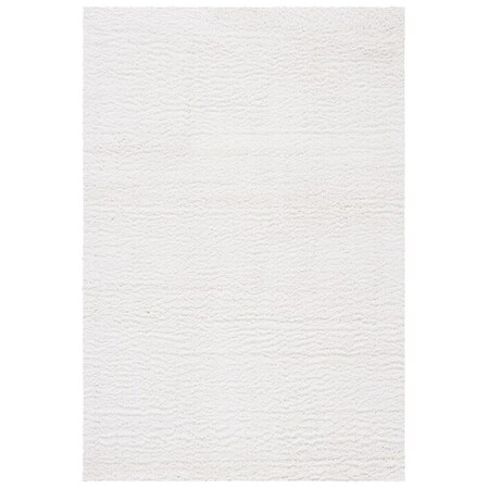 Safavieh 8 x 10 ft. August Shag 500 Contemporary Rectangle Power Loomed Rug - Ivory AUG544A-8